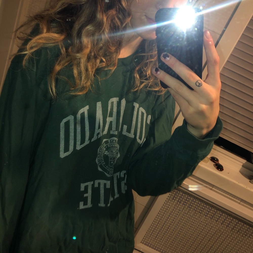 Comfy oversized long sleeve  Colorado state (CSU)